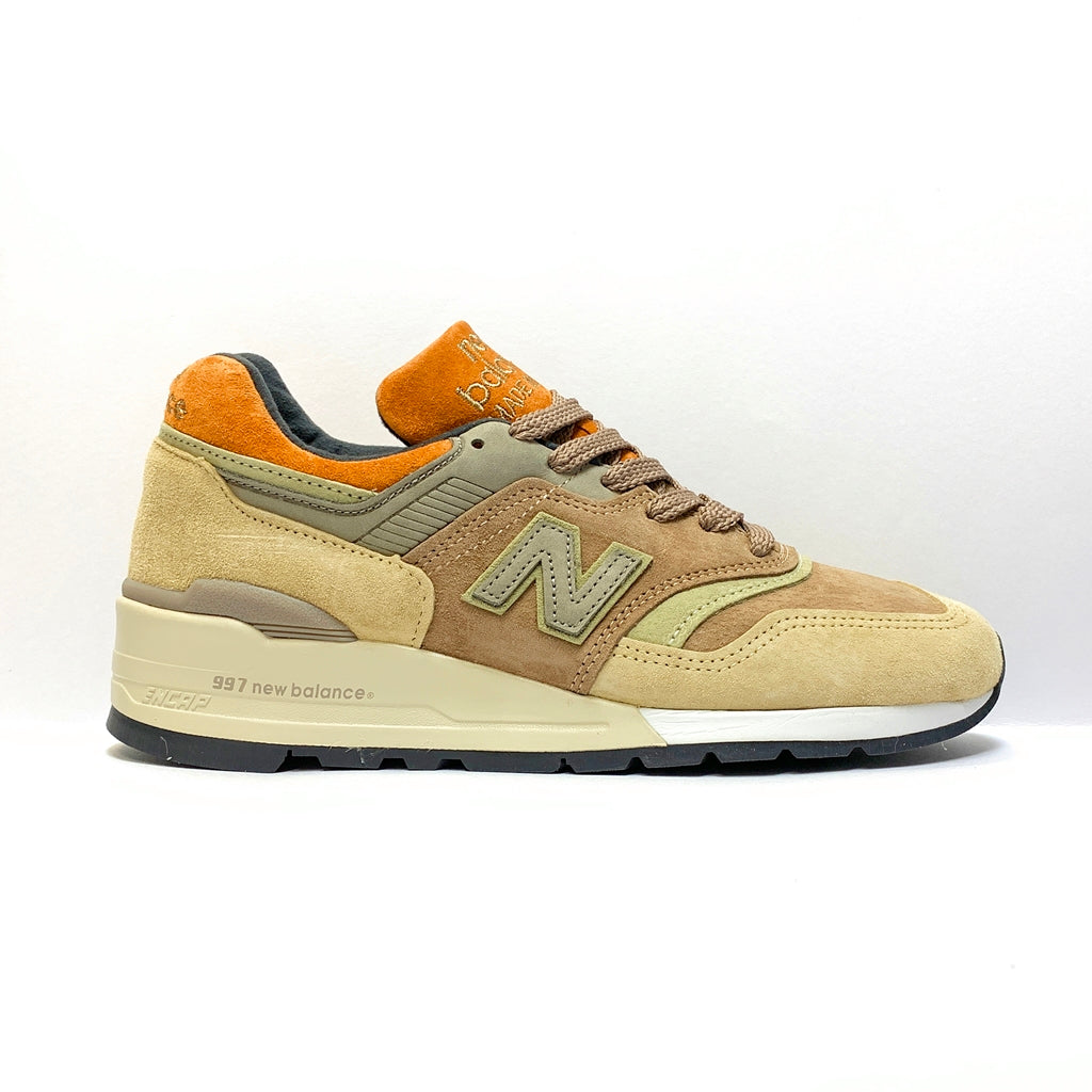 NEW BALANCE M997NAJ BROWN ORANGE MEN MADE IN USA