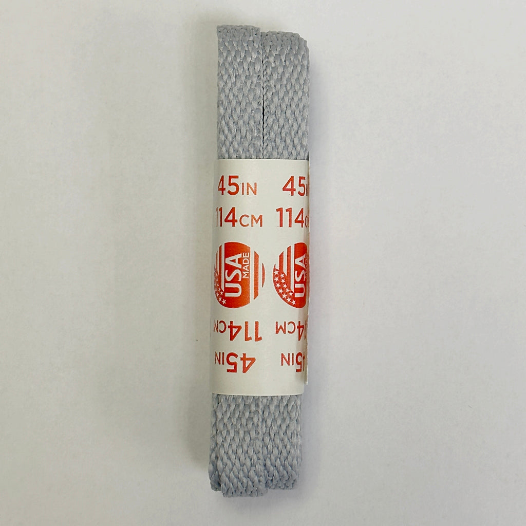 NB GRAY REPLACEMENT SHOE LACES MADE IN USA