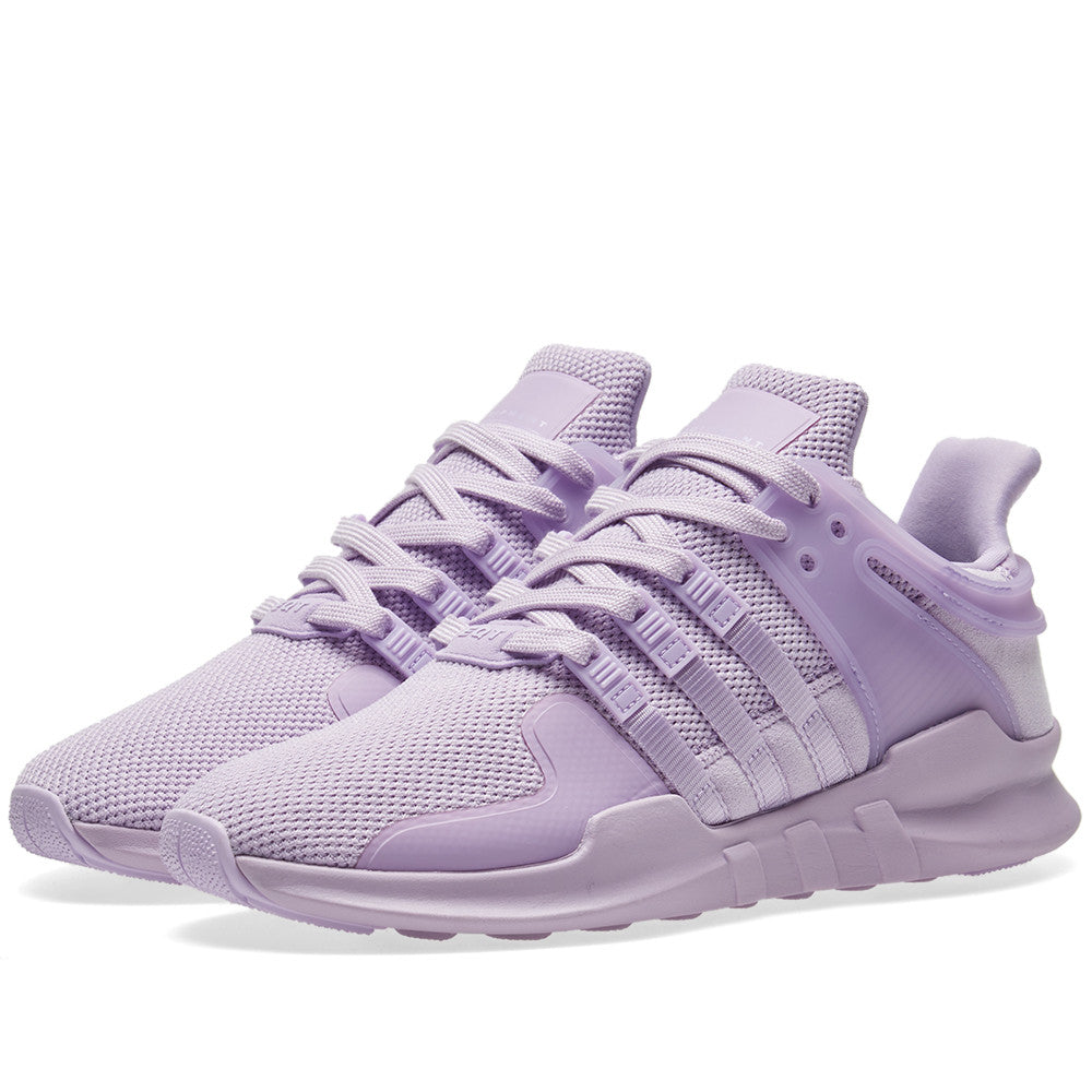 Adidas purple & white equipment support adv top trainers