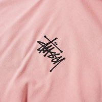 STUSSY BASIC STUSSY LS HOOD TEE DUSTY ROSE 1984105