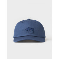 STUSSY TONAL STOCK LOW STRAPBACK CAP NAVY 131676