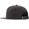 STUSSY STOCK RUBBER PATCH CAP BLACK 131786