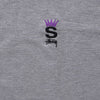 STUSSY CROWN ROYAL TEE GREY HEATHER 1904183