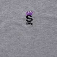 STUSSY CROWN ROYAL TEE GREY HEATHER 1904183