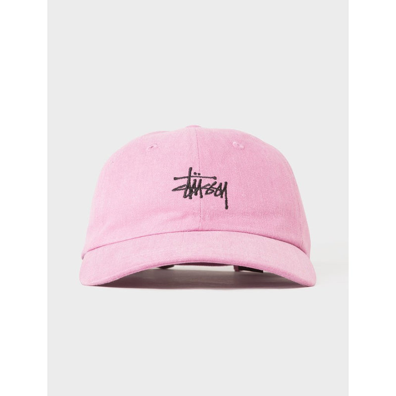 STUSSY WOMEN BASIC LOGO LOW PRO CAP DUSTY PINK 232174