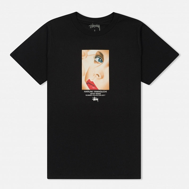 STUSSY WOMEN HARUMI GIRL BOYFRIEND TEE BLACK JAPAN 2902906