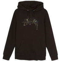 STUSSY CAMO STOCK HOOD BLACK 2921675