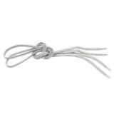 SHOE LACES SILVER FLAT MADE IN JAPAN