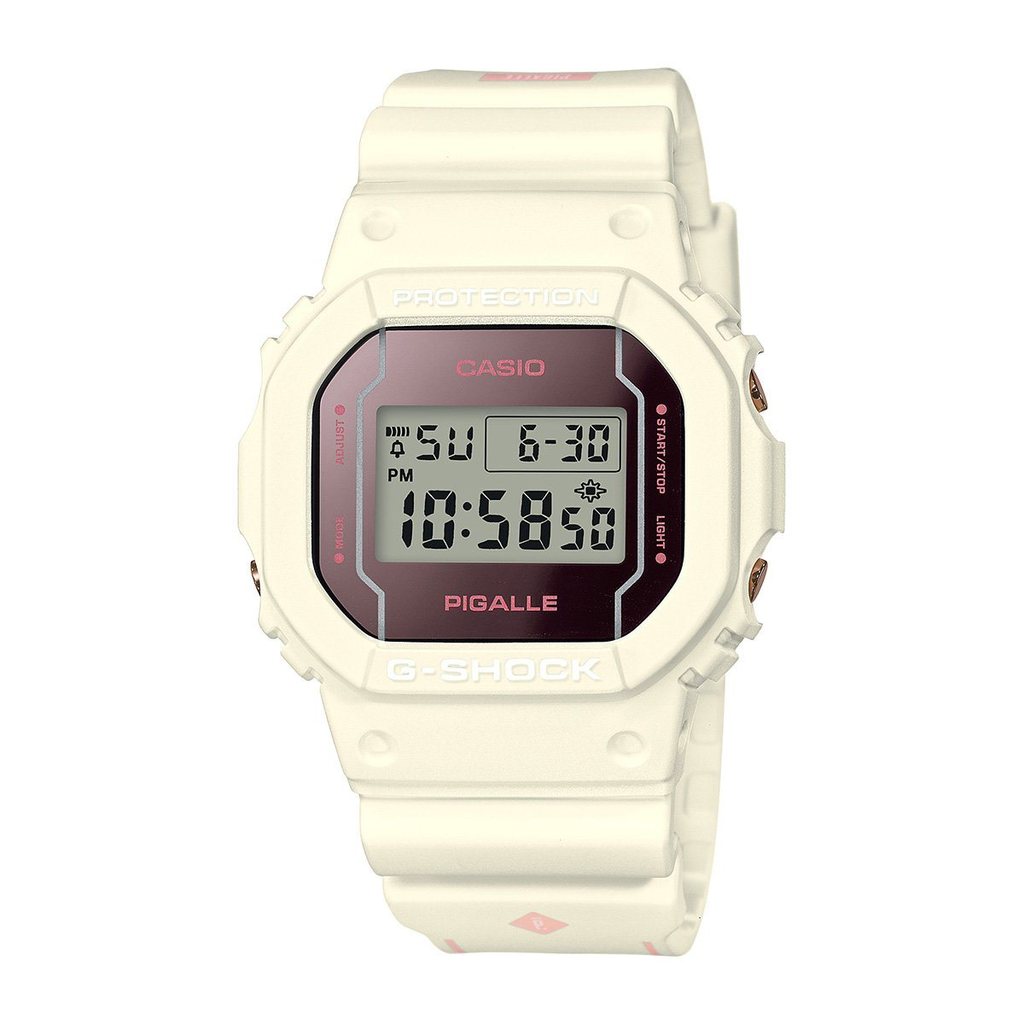 CASIO G-SHOCK X PIGALLE COLLABORATION LIMIED EDITION WHITE DW5600PGW-7