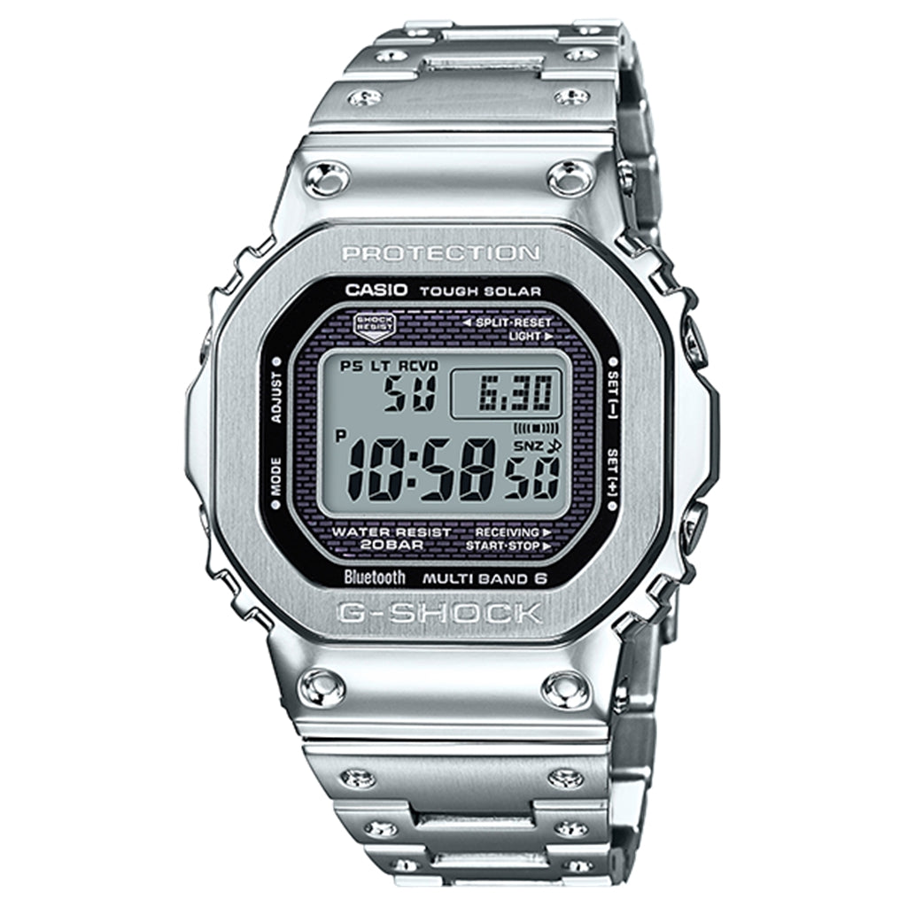 CASIO G-SHOCK GMWB5000D-1 FULL SILVER METAL STEEL LIMIED EDITION