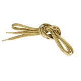 SHOE LACES GOLD FLAT MADE IN JAPAN