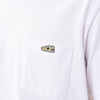 NEW BALANCE SHOE PATCH POCKET TEE WHITE MEN 0931-WT