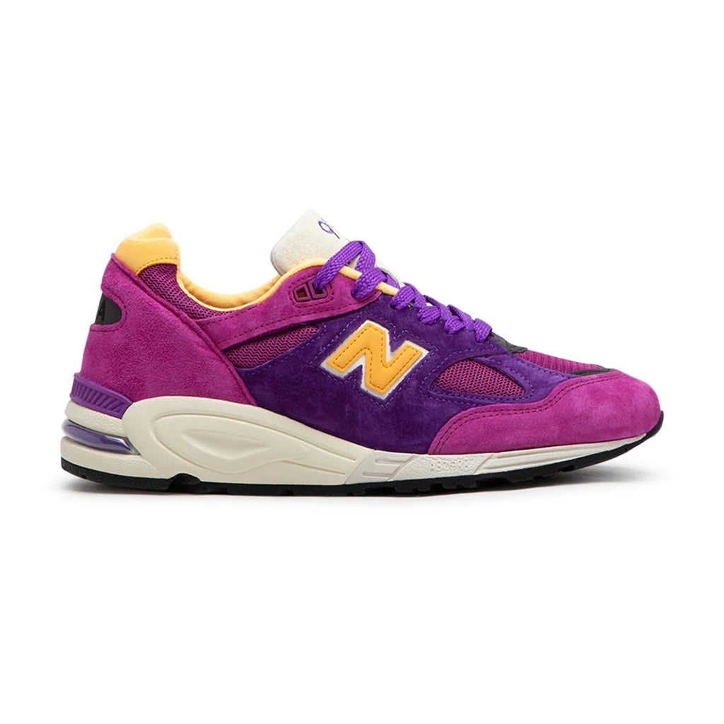 New balance purple yellow sales