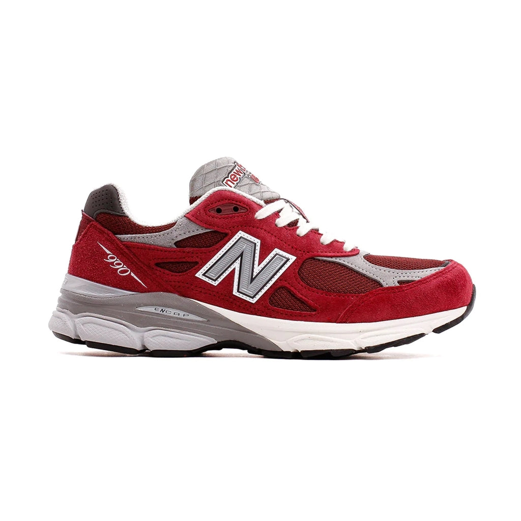 NEW BALANCE M990TF3 TEDDY SANTIS SCARLET MEN GREY MADE IN USA M990V3