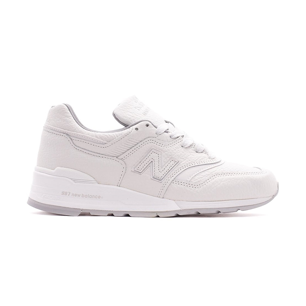 NEW BALANCE M997BSN TRIPLE WHITE BISON LEATHER MADE IN USA