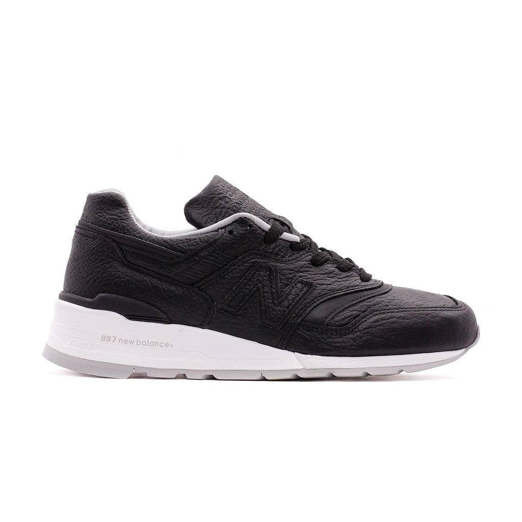 NEW BALANCE M997BSO BLACK WHITE BISON LEATHER MADE IN USA