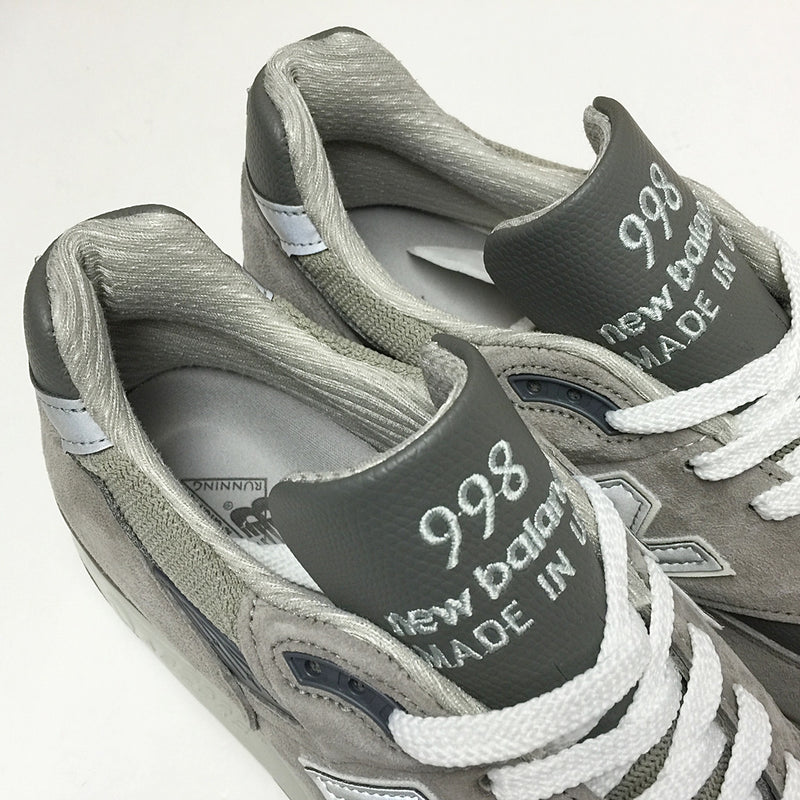 NEW BALANCE M998 GREY WHITE ORIGINAL MADE IN USA