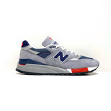 NEW BALANCE M998GNR ORIGINAL GREY BLUE RED MADE IN USA