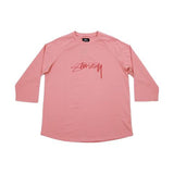 STUSSY STOCK LS RAGLAN JERSEY PINK 1140058