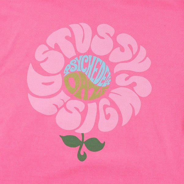 STUSSY ACID DROP PIG. DYED TEE ROSE 1904157